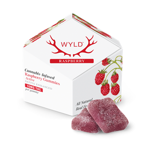 Wyld -  Raspberry - Sativa -  Gummies - 100mg