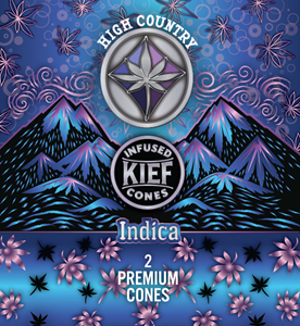 High Country Cones - Donny Burger - Indica - Kief Cones - 2pk - 1g