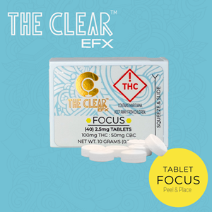 The Clear - EFX Tablets - Focus 2:1 - 100mg