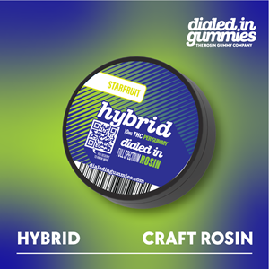 Dialed In Gummies - Rosin - Hybrid - Starfruit - 100mg