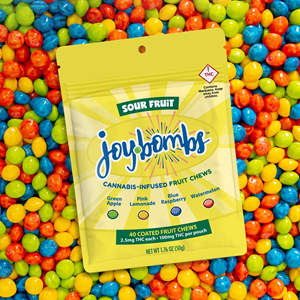 Joy Bombs - Sour Fruit - Fruit Chews - 100mg