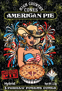 High Country Cones - American Pie - Pure Melt 5 Pack - 2.5g