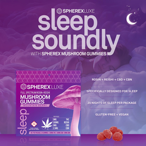 Spherex - Live Rosin Mushroom Gummies - Mountain Berry
