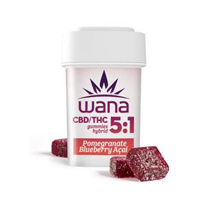 Wana Classic -  Gummies - Pomegranate Blueberry Acai [5:1 CBD/THC] - 100mg
