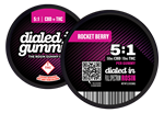 Dialed In Gummies - Rosin - Relax - Rocket Berry - 5:1 - 100mg