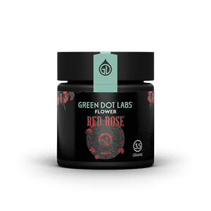 Green Dot - Red Rose - Prepacked Flower - 3.5g